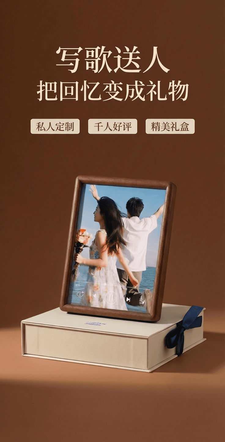 写歌送人 - 相框礼盒